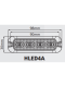LAP Electrical HLED4A 10-30V IP69K R65 4 LED Warning Light PN: HLED4A